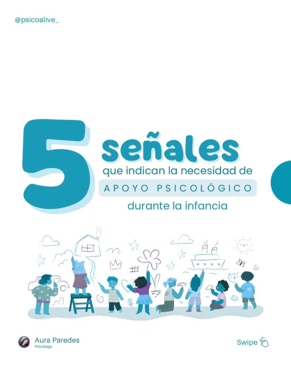 Portada de la cápsula: 5 señales que indican la necesidad de apoyo psicológico durante la infancia