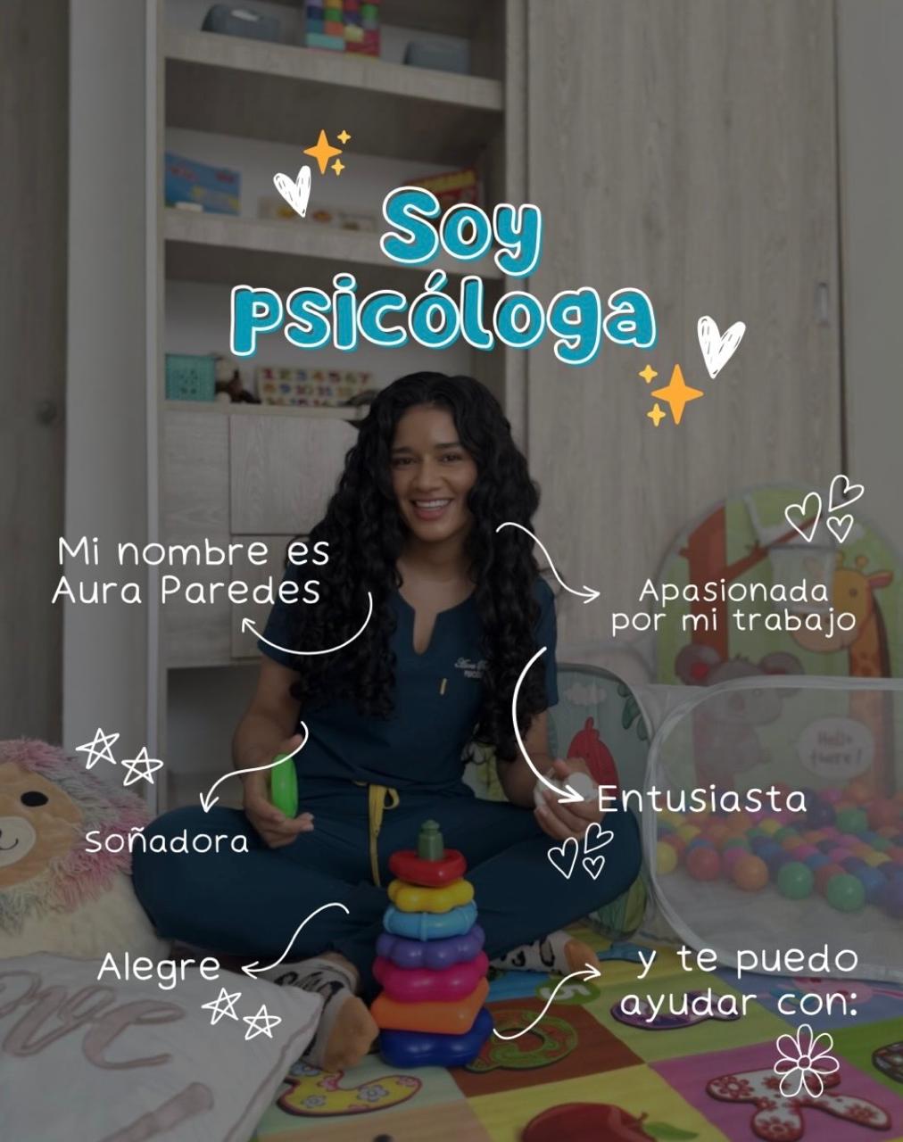Aura Paredes Suárez, psicóloga infantil y juvenil en Valledupar